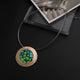 Round Pendant Metal Necklace N5729