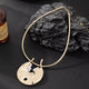 Irregular Shape Metal Necklace N5753