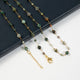 Indian Agate Stainless Steel Necklace N5757