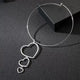 Heart Shaped Metal Necklace N5773
