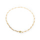 18K Gold Plated Rectangle Necklace N5793