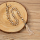 Tassel Pendant Picture Jasper Necklace N5829