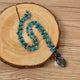 Blue Apatite Alloy Necklace N5837