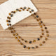Tiger Eye Alloy Necklace N5855