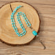 Key Pendant Cracked Turquoise Necklace N5856
