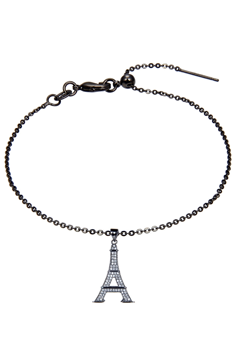 Eiffel Zircon Pendant For Bracelet BP0341
