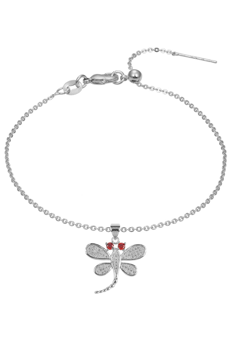 Dragonfly Zircon Pendant Bracelet BP0577