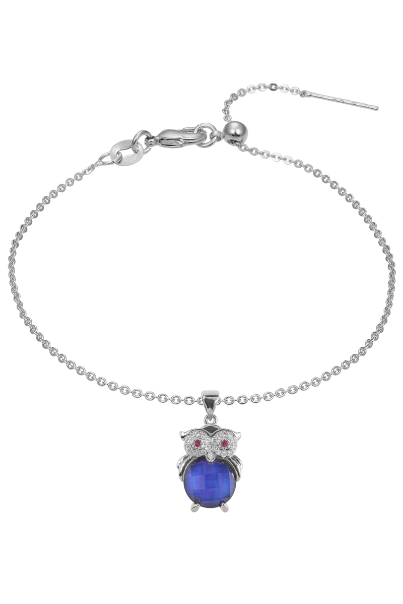 OWL Zircon Pendant For Bracelet BP0583