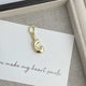 Alphabet Alloy Pendant P0676