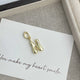 Alphabet Alloy Pendant P0676