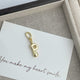 Alphabet Alloy Pendant P0676