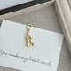 Alphabet Alloy Pendant P0676
