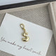 Alphabet Alloy Pendant P0676