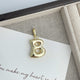 Big Alphabet Alloy Pendant P0677