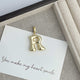 Big Alphabet Alloy Pendant P0677