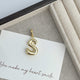 Big Alphabet Alloy Pendant P0677