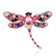 Dragonfly Rhinestone Brooch P1345