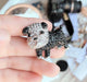 Dog Rhinestone Brooch P1394