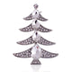 Christmas Tree Rhinestone Brooch P1432