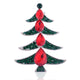 Christmas Tree Rhinestone Brooch P1432