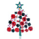 Christmas Tree Rhinestone Brooch P1442