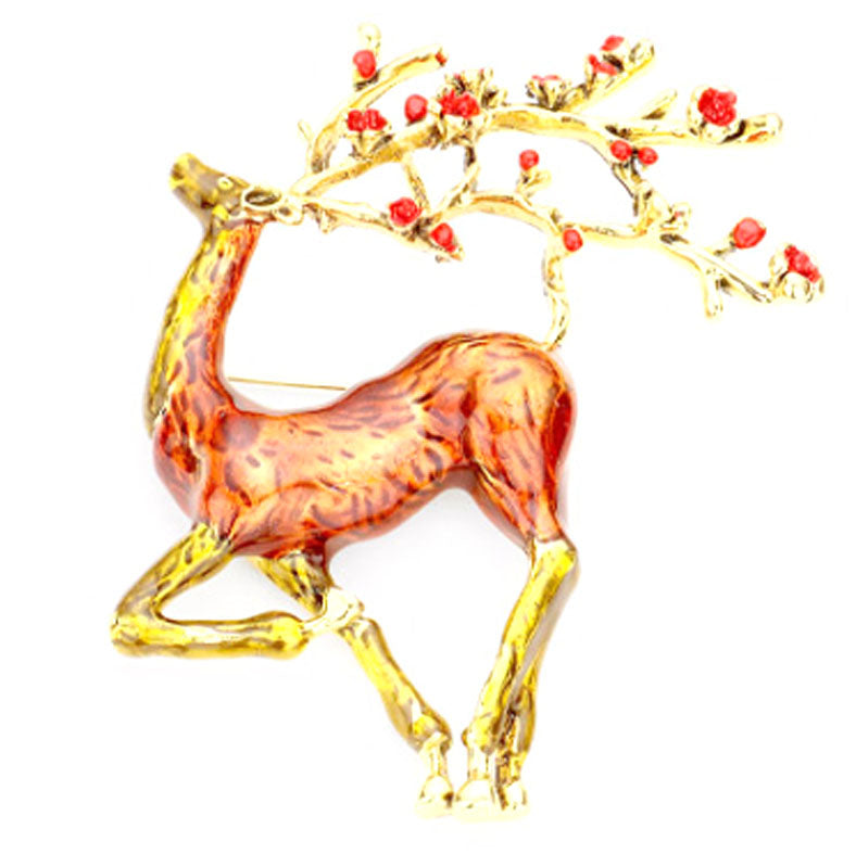 Deer Brooch P1146