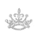 Crown Rhinestone Brooch P1548