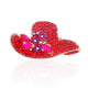 Summer Hat Rhinestone Brooch P1551
