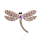 Dragonfly Rhinestone Brooch P1612
