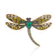 Dragonfly Rhinestone Brooch P1612