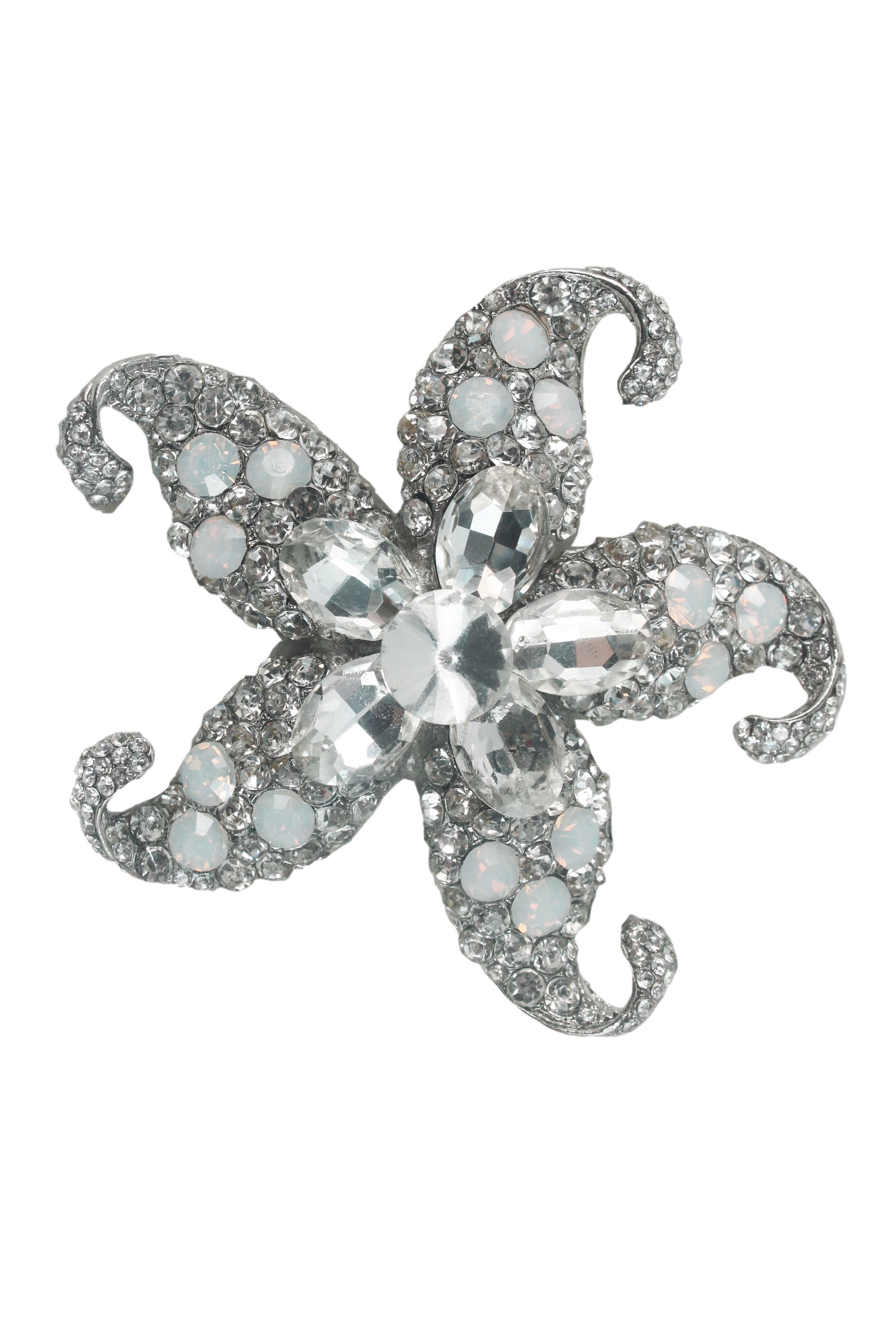 Women  Colorful Rhinestone Crystal Flower Brooches PA3121