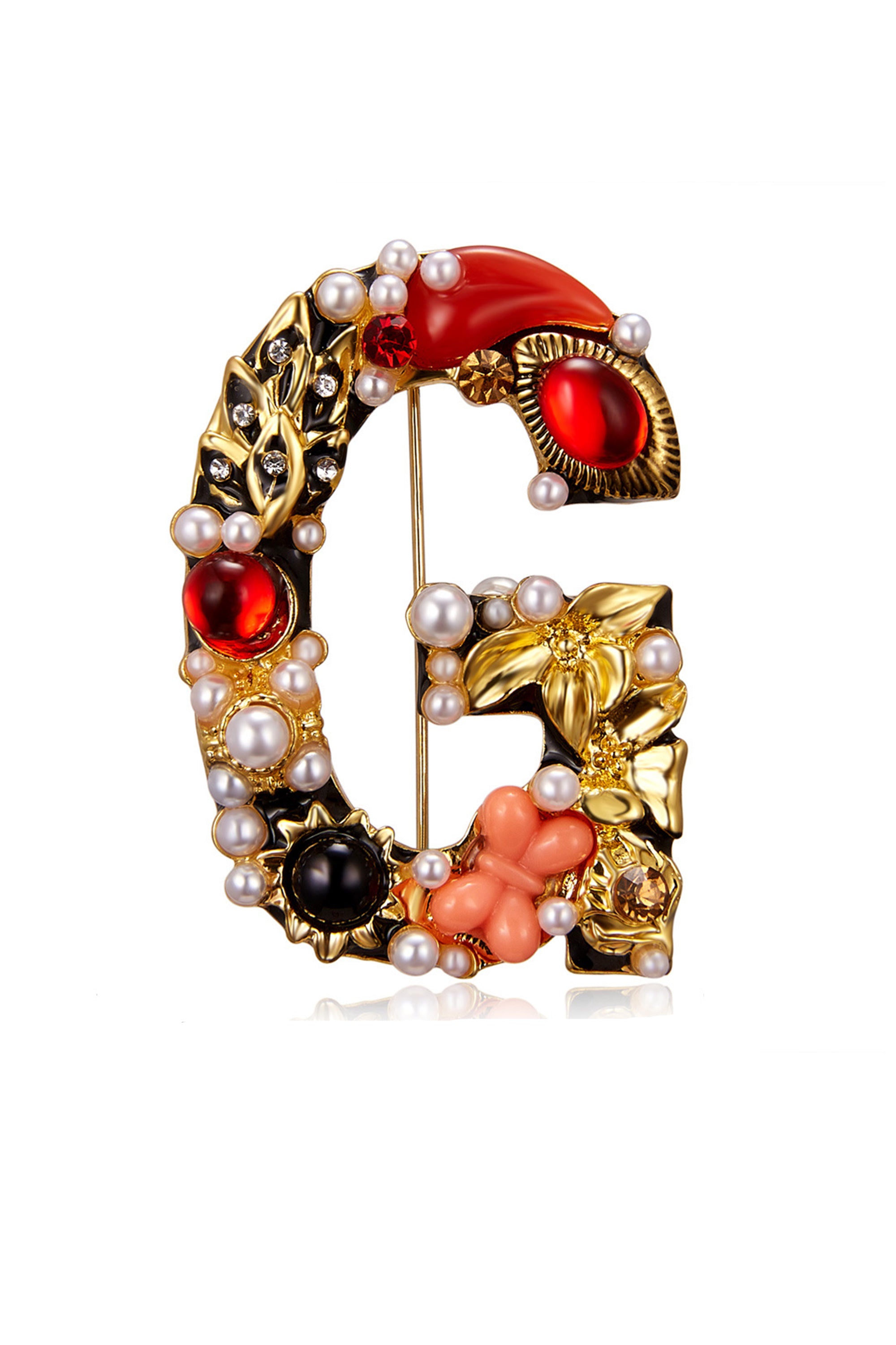 Alphabet brooch store
