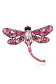 Rhinestone Dragonfly Brooch PA3211 - Small