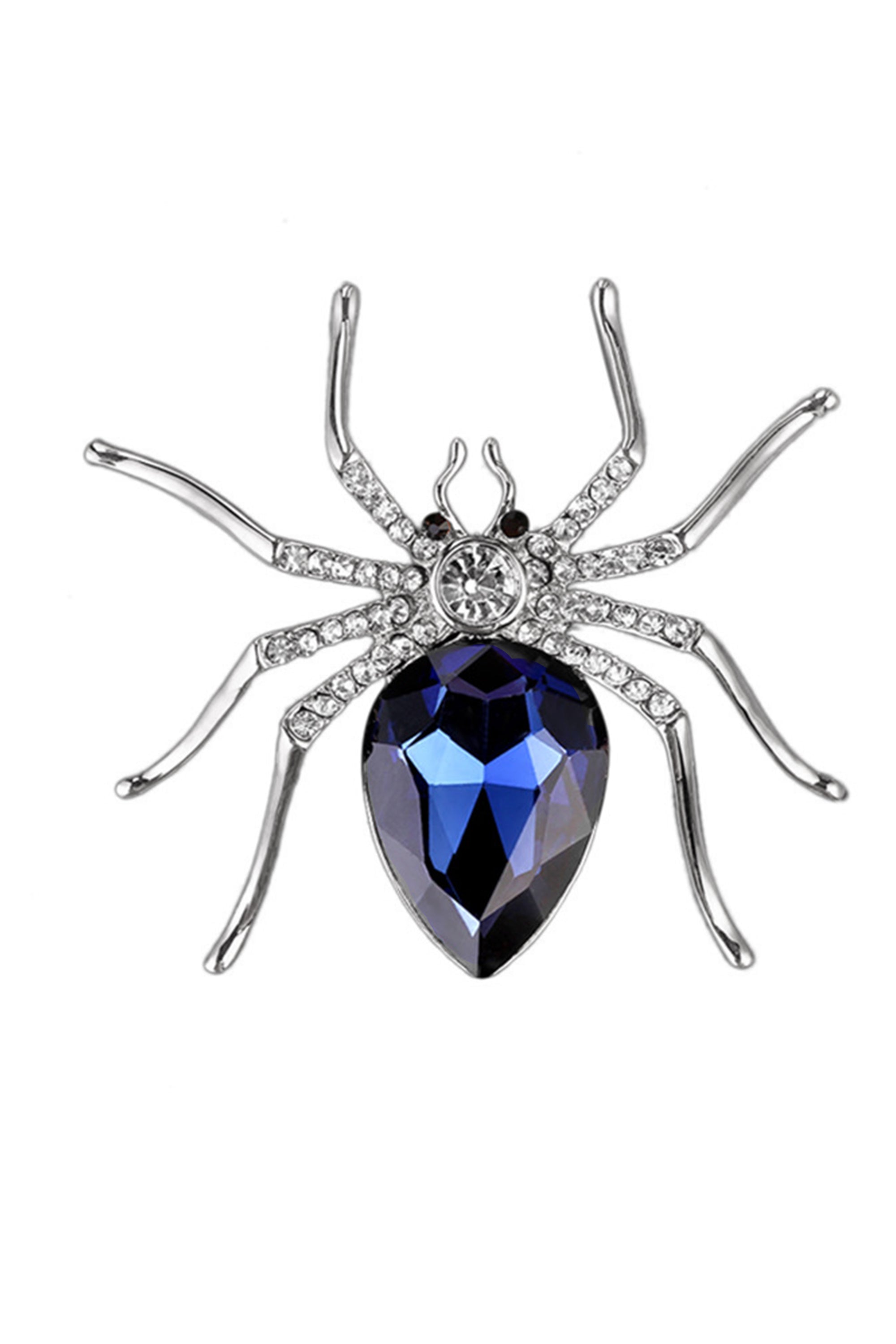 Spider Alloy Rhinestone Brooch PA3294