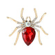 Spider Alloy Rhinestone Brooch PA3294