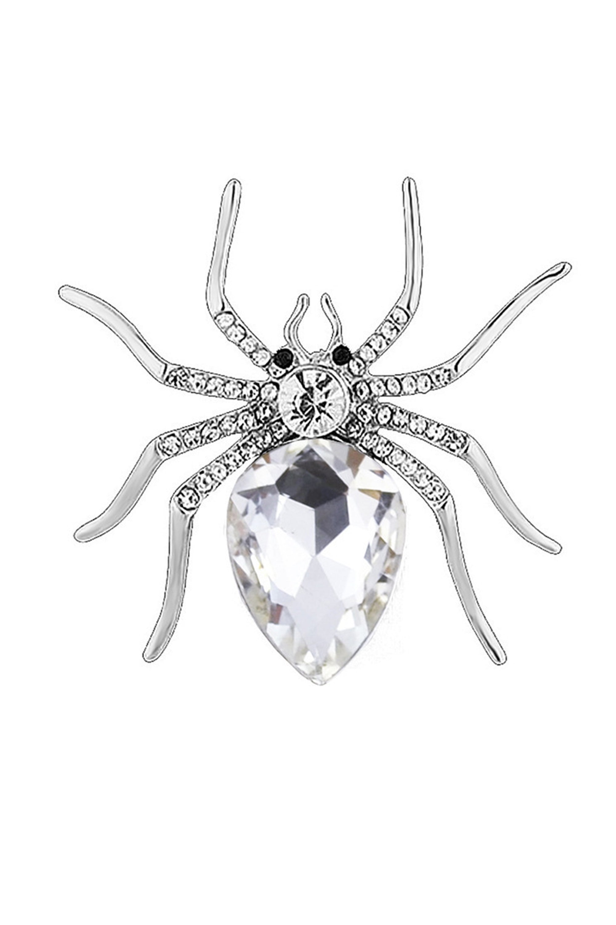 Spider Alloy Rhinestone Brooch PA3294