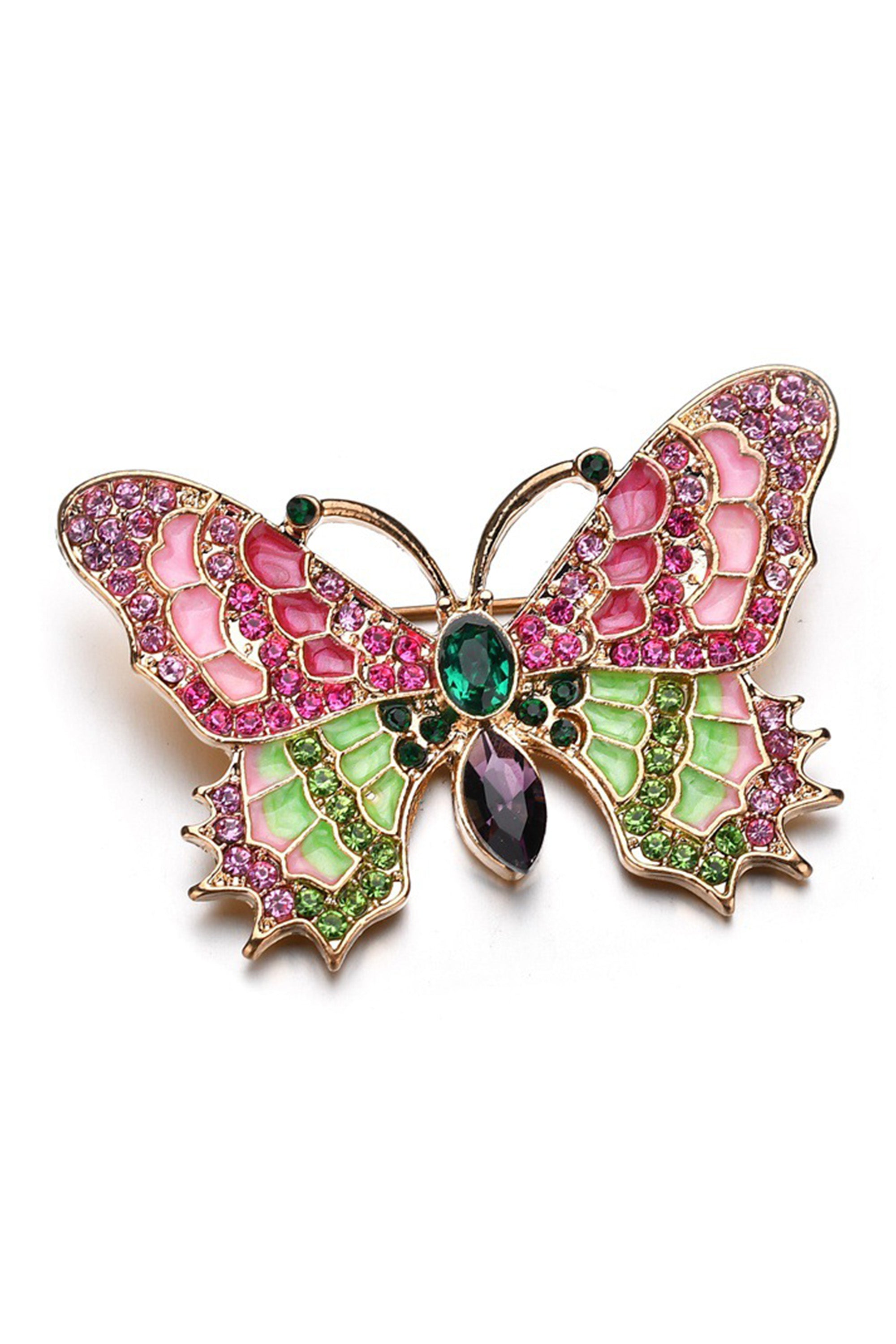Alloy Butterfly Brooch PA3297