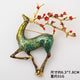 Sika Deer Alloy Brooch PA3302