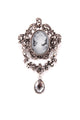 Baroque Portrait Brooch PA3346
