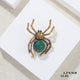 Broche de araña con diamantes de imitación PA3356