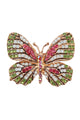 Broche de mariposa con diamantes de imitación PA3403