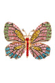 Broche de mariposa con diamantes de imitación PA3403
