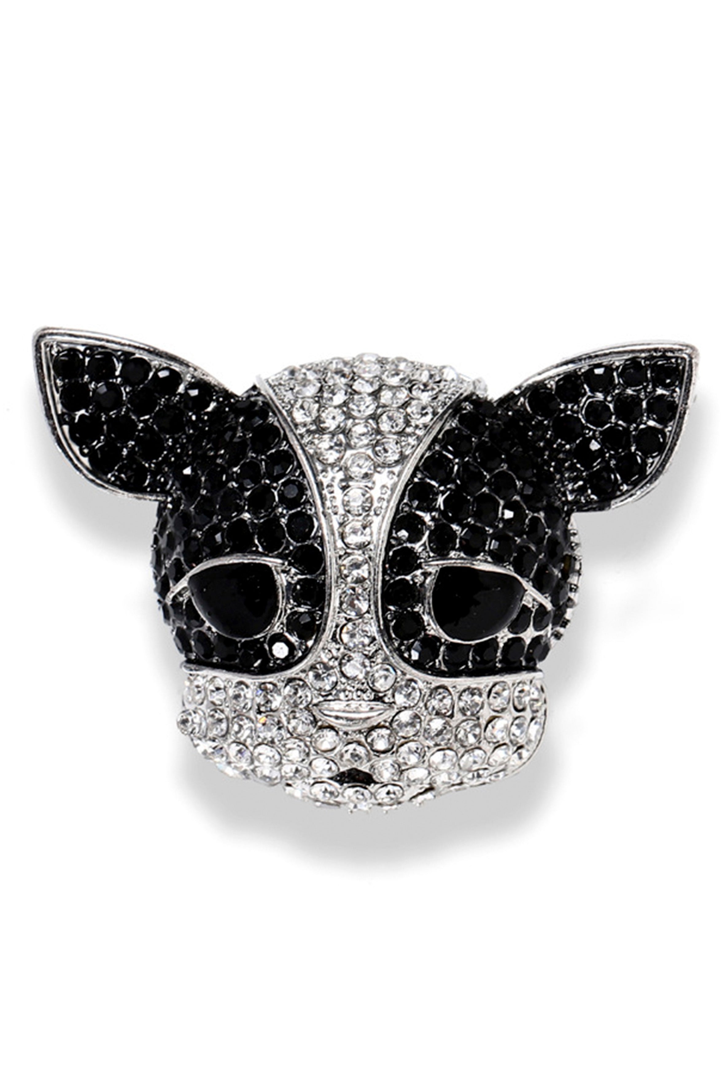 Alloy Crystal Puppy Brooch PA3425