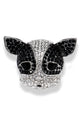 Alloy Crystal Puppy Brooch PA3425