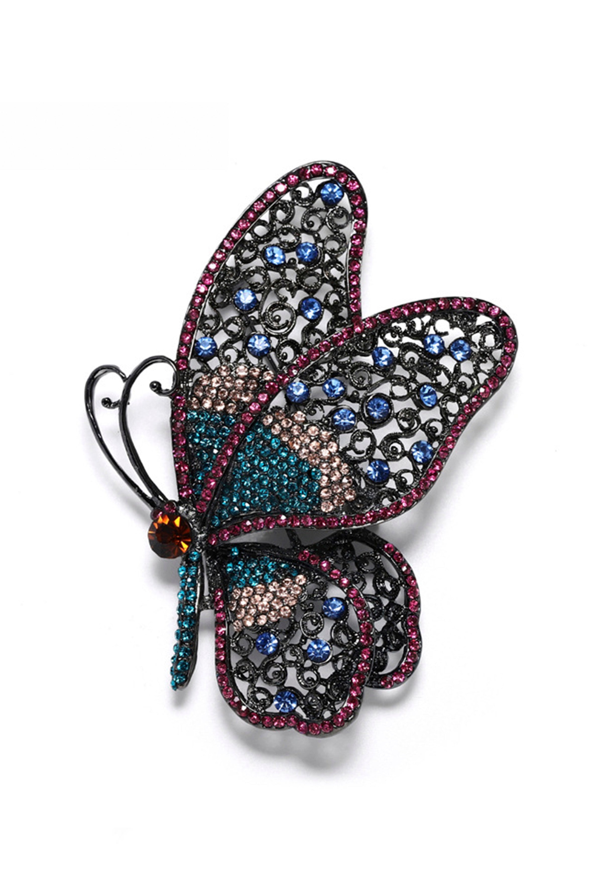 Butterfly Rhinestone Brooch PA3429 – Ole