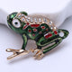 Frog Rhinestone Alloy Brooch PA3486