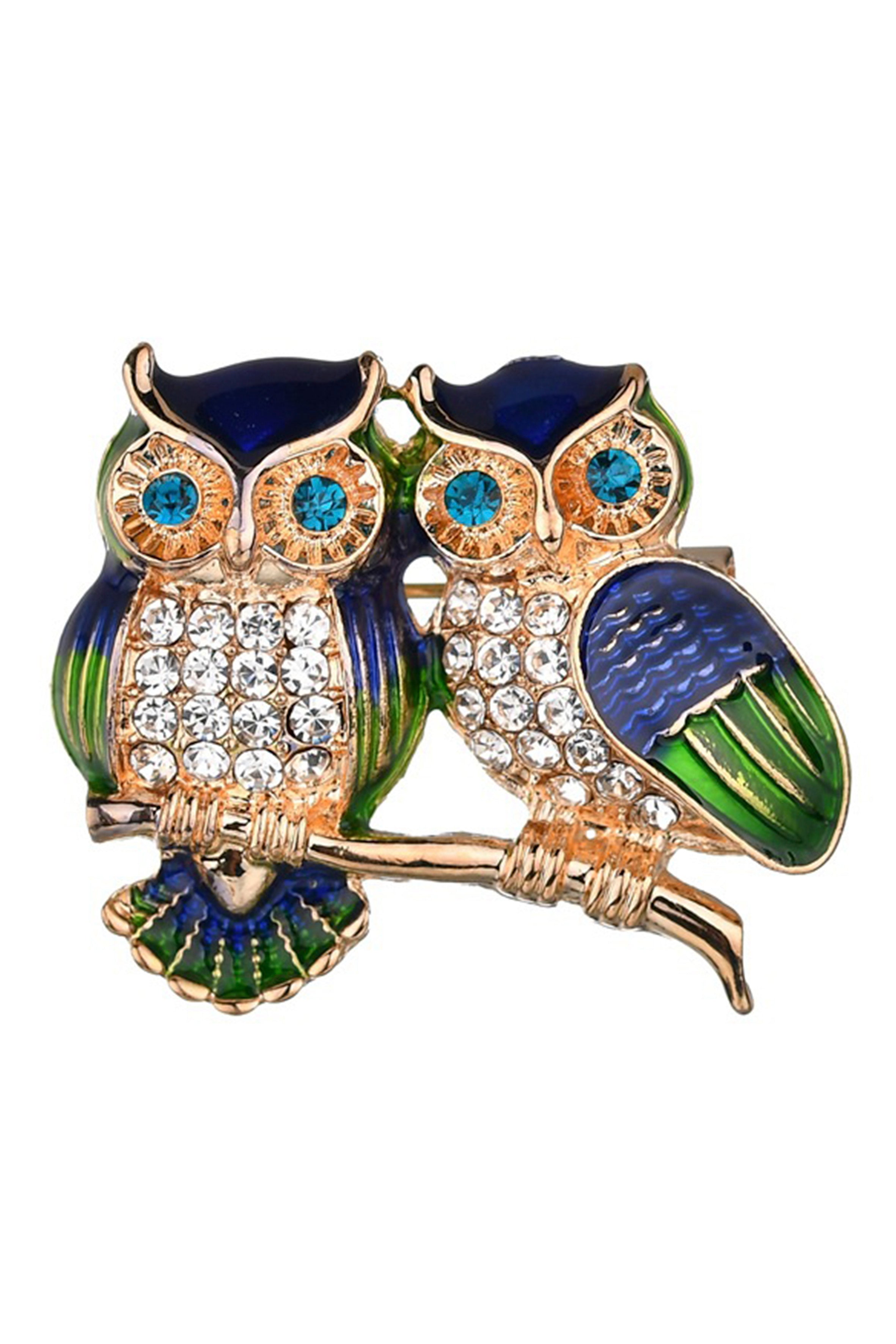 Broche de búhos PA3489