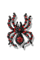 Alloy Rhinestone Spider Brooch PA3521