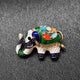 Broche de elefante con diamantes de imitación PA3552