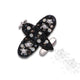 Plane Rhinestone Brooch PA3566